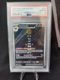 2025 POKEMON SVP EN-SV BLACK STAR PROMO #211 GOTHITELLE PSA 10 - Image 1