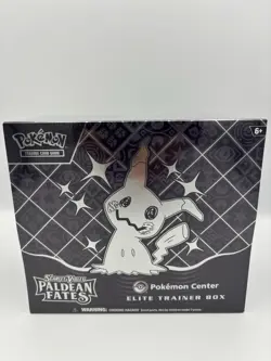 🐦Pokemon Center Paldean Fates Elite Trainer Box Mimikyu ETB Sealed 2024 - Image 1
