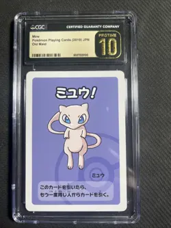 Pokemon TCG Mew CGC Pristine 10 Old Maid - Image 1