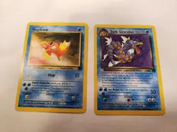Pokemon Dark Gyarados and Magikarp Team Rocket Lot - LP - Image 1