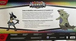 SEALED Pokemon Prismatic Evolutions Lucario Ex & Tyranitar Ex Premium Collection - Image 2