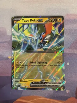 Tapu Koko EX 051/159 Double Rare Pokemon TCG Journey Together - Image 1