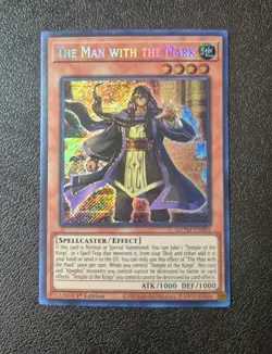 Yugioh The Man with the Mark MZTM-EN001 1st Edition Collector's Rare NM - Image 1