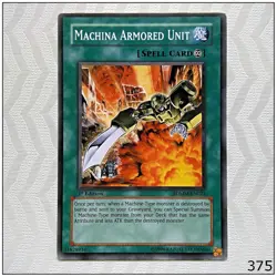 Machina Armored Unit - SDMM-EN021 - Common 1st Edition Yugioh - Image 1