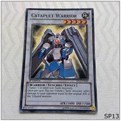 Catapult Warrior - SP13-EN049 - Starfoil Rare 1st Edition Yugioh - Image 1