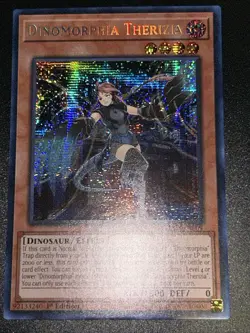 Yugioh! Dinomorphia Therizia - MP23-EN009 - Prismatic Secret Rare - 1st Edition - Image 1