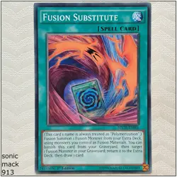 Fusion Substitute - NECH-EN081 - Common 1st Edition Yugioh - Image 1