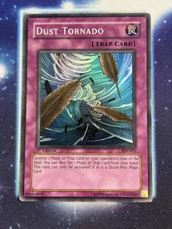 Yugioh Dust Tornado PSV-011 1st Edition Super Rare MP - Image 1