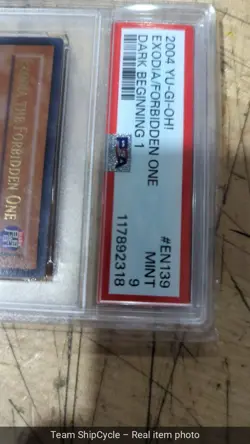 2004 YuGiOh Exodia The Forbidden One Dark Beginning 1 DB1 Ultra Rare PSA G2U - Image 4