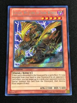 YUGIOH GOLDD WU-LORD OF DARK WORLD LCJW-EN246 1ST SECRET - Image 1