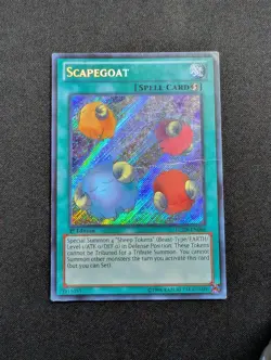 Yugioh - Scapegoat LCJW-EN066 1st Edition Secret Rare HP - Image 1