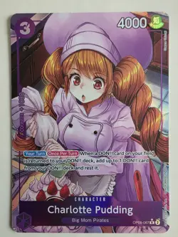 Charlotte Pudding (Alt Art) OP08-067 English Two Legends - One Piece Card - NM - Image 1