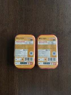 One Piece - 2025 OP-13 Volume 2 Sealed Tins - Lot Of 2x (Portgas.D.Ace + Luffy) - Image 2