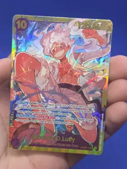 One Piece Premium Booster The Best Monkey D Luffy OP05-119 Secret Rare SEC NM - Image 2