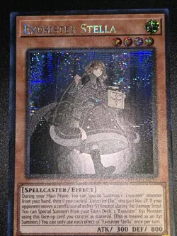 Yugioh! Exosister Stella - MP23-EN253 - Prismatic Secret Rare - 1st Edition Near - Image 1