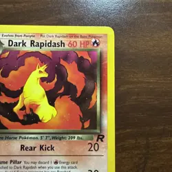 Pokemon Cards: Team Rocket 1st Edition Uncommon: Dark Rapidash 44/82 - Image 3