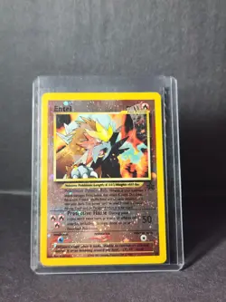 Entei 1999 Base Set 2 Promo Pokemon Card Holo Rare - Image 1