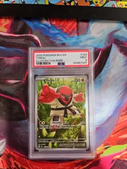 Pokemon TCG 2025 Throh Black Bolt Illustration Rare Card 128/086 Mint Condition - Image 1