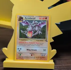 Pokemon TCG Aerodactyl 1/62 Fossil Holo Rare 60 HP Stage 1 English Card - Image 1