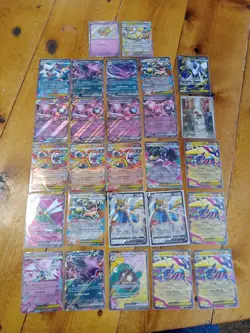 Pokemon TCG Lot Of 27 VMAX Vstar GX EX V Cards Assortment - Image 1