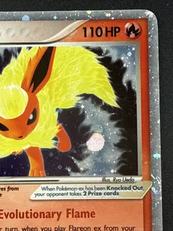 Pokemon Flareon EX Delta Species 108/113 Holo Ultra Rare 110 HP Card 2005 - Image 3