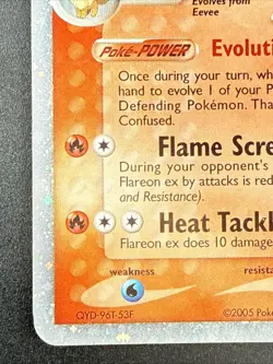 Pokemon Flareon EX Delta Species 108/113 Holo Ultra Rare 110 HP Card 2005 - Image 5