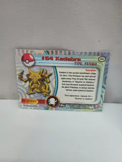Kadabra Topps Chrome Pokemon Series 1 #64 2000 Pokemon Card - LP - Image 3