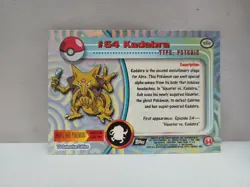 Kadabra Topps Chrome Pokemon Series 1 #64 2000 Pokemon Card - LP - Image 4