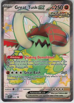 Great Tusk ex - Promo SV: Scarlet & Violet Promo Cards 072 NM - Image 1