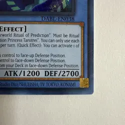 Yugioh Prediction Princess Tarotreith DABL-EN038 Darkwing Blast Super Rare - Image 5