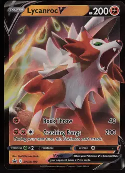 Lycanroc V - Promo SWSH: Sword & Shield Promo Cards SWSH199 NM - Image 1