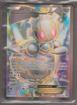 Magearna EX 110/114 Steam Siege Ultra Rare Full Art Holo LP Pokemon TCG Card - Image 1