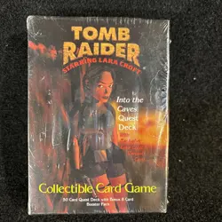 Tomb Raider Starter Deck the Caves Quest Deck Collectible Card Game Vintage - Image 1