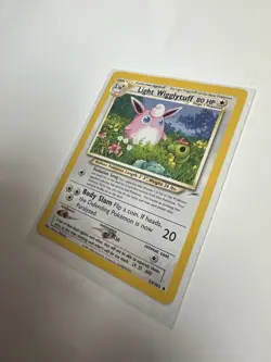 Pokemon TCG Light Wigglytuff Card 54/105 Neo Destiny Unlimited LP+ WOTC Vintage - Image 1