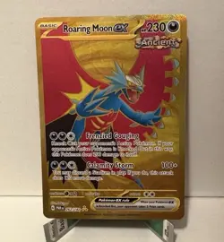 Pokemon Roaring Moon EX Hyper Rare Holo SV04 Paradox Rift Card 262/182 - Image 1