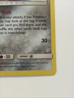 Pokemon Jirachi SM161 Sun & Moon Team Up Promo Holo Card Pokemon - Image 5