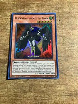 Blackwing - Sirocco the Dawn BLCR-EN058 Ultra Rare 1st Ed NM Yugioh - Image 1