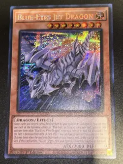 *** BLUE-EYES JET DRAGON *** 1ST EDITION PRISMATIC SECRET RARE MP23-EN004 YUGIOH - Image 1