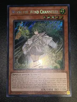 Yugioh! - Wynn The Wind Channeler - RA01-EN018 - Secret Rare - NM/M - Image 1