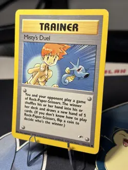 Misty's Duel 123/132 Gym Heroes 1st Edition Common Pokemon Card - Image 2