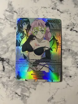 Mitsuri Kanroji Demon Slayer Goddess Story Anime Waifu Card Foil Doujin ACG - Image 1