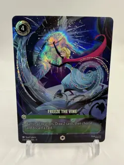 Lorcana Winterspell Freeze The Vine (Enchanted) 231/204 - Image 1