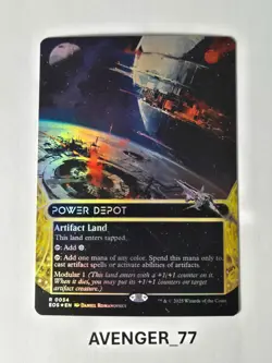 Magic Gathering MTG #0034 Power Depot Borderless FOIL Edge of Eternities EOS - Image 1