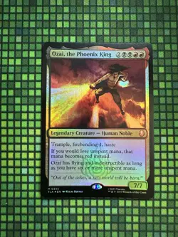 MTG Ozai, the Phoenix King #0235 Foil Mythic Avatar: The Last Airbender (TLA) - Image 1
