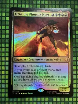 MTG Ozai, the Phoenix King #0235 Foil Mythic Avatar: The Last Airbender (TLA) - Image 2