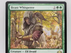 Beast Whisperer Guilds of Ravnica LP MTG Green Rare Elf Druid EDH Draw Engine - Image 2