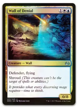 Wall of Denial #201 (Foil) (LP) Modern Masters 2017 MM3 Magic MTG - Image 1