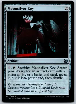 Moonsilver Key Foil U Innistrad: Midnight Hunt 255 NM - Image 1