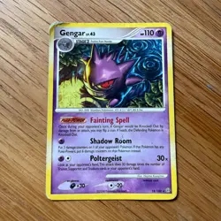 2008 Pokemon Diamond & Pearl Stormfront Gengar #18/100 - Image 1