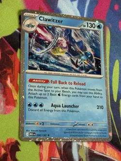 Pokemon Mega Evolution #38/132 Clawitzer Cosmos Holo - Image 1